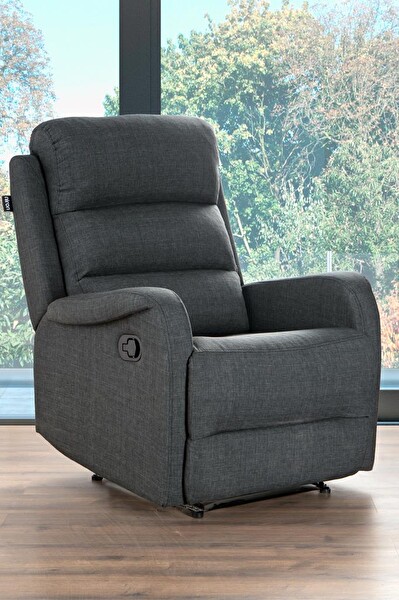 Niron Comfort Intense Fonksiyonel Tekli Koltuk TV Baba Koltuğu - Berjer Koyu Gri