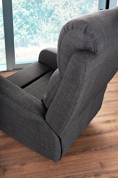 Niron Comfort Intense Fonksiyonel Tekli Koltuk TV Baba Koltuğu - Berjer Koyu Gri