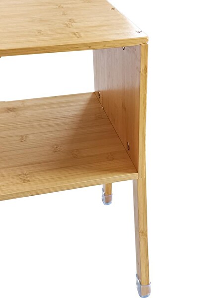 DigitHome Bambu Komodin Yan Sehpa JWFU-5392