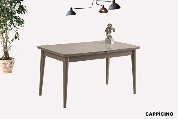 Sweet Home Kelebek Açılır MDF Masa Mutfak Salon Yemek Odası Masası 70x120 CM Gri