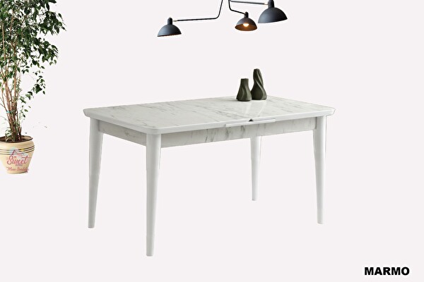 Sweet Home Kelebek Açılır MDF Masa Mutfak Salon Yemek Odası Masası 70x120 CM Irony