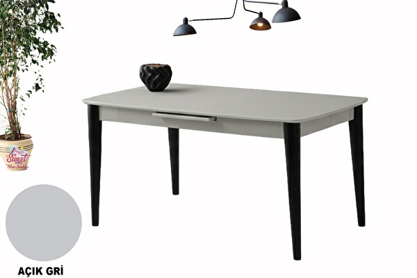 Sweet Home 70x120 Ortadan Açılır MDF Mutfak Salon Yemek Odası Masası Ceviz