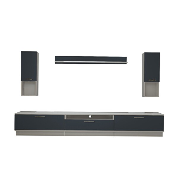 Decoraktiv Trendstyle 270da MDF TV Sehpa Ünitesi - Beyaz Antrasit