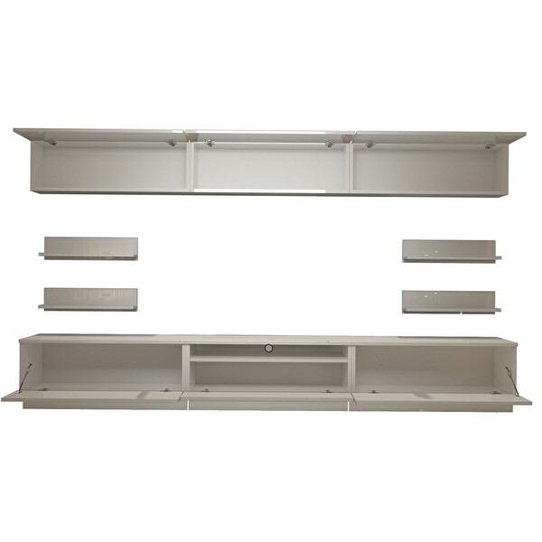 Decoraktiv Trendstyle 8y MDF TV Sehpa Ünitesi - Parlak Beyaz