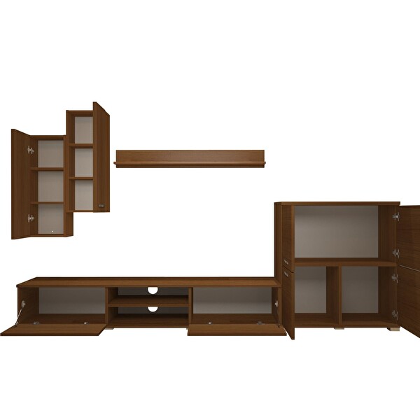 Decoraktiv Eko 6 MDF Dvd TV Sehpa Ünitesi - Naturel Ceviz