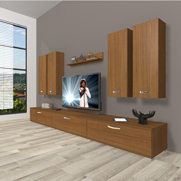 Decoraktiv Eko 8d SLM TV Sehpa Ünitesi - Naturel Ceviz