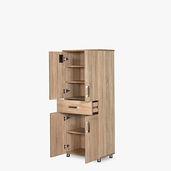 Bengi Ankara Mobilya 14026 Parlak Somone Model Hard Suntalem 4 raf Dolap