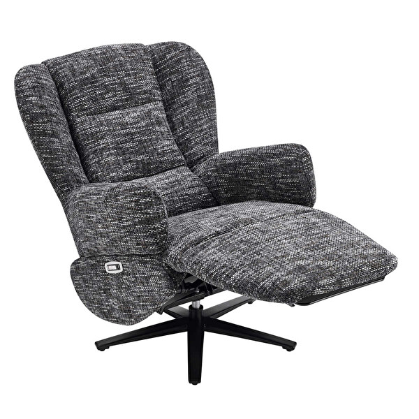 Adore Mobilya 78X112X88 CM Otomatik Kontrol Trendy Baba ve Dinlenme Koltuğu Koyu Gri