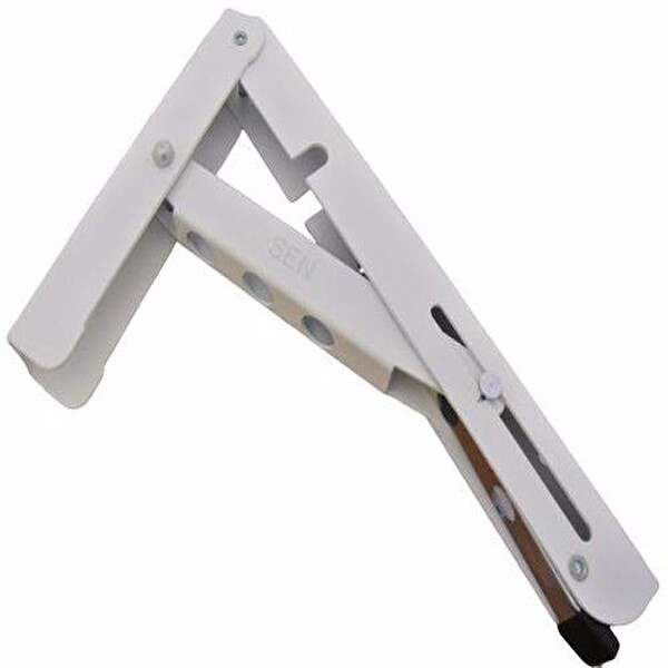 Gürçay Hırdavat Mandallı 1 Çift Beyaz 40 CM Katlanır Masa Ayağı