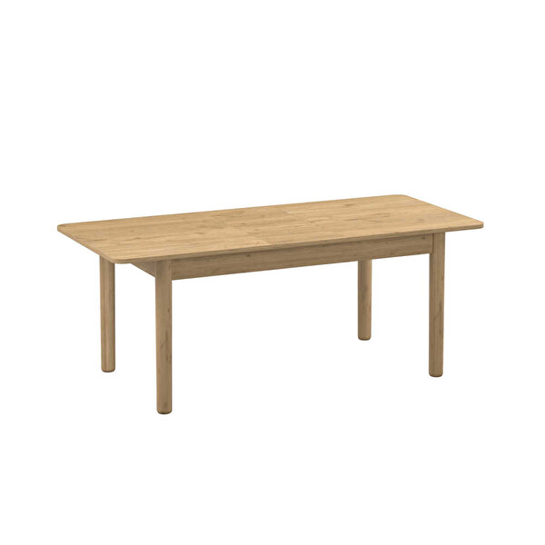 Adore Mobilya Bohem Açılır Yemek Masası Florida Meşe 160-200x78x90 CM