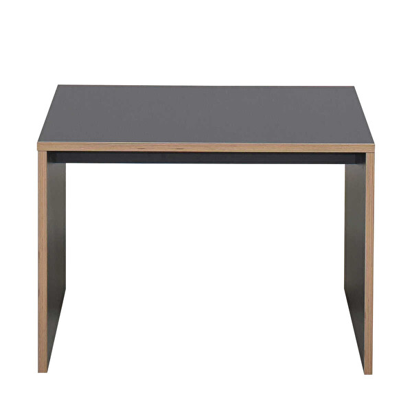 Adore Mobilya Rio Dikdörtgen Antrasit/Kontra 60x43x40 CM Sehpa GxYxD