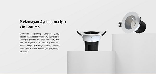 Yeelight YLTS02YL M2 Mesh Beyaz Gömme Işık