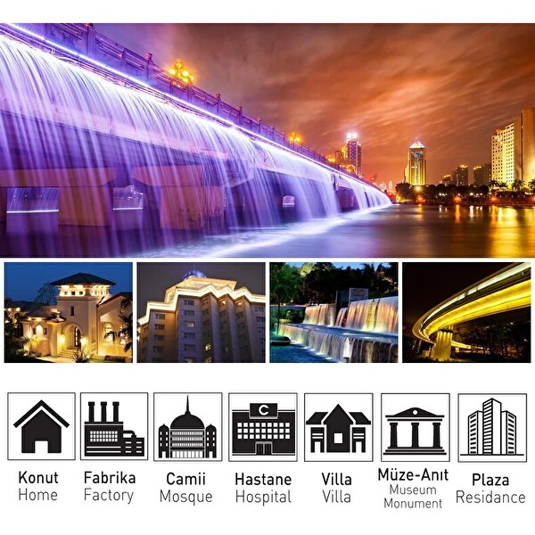 Argeled 3000K Gün Işığı 18W 50 CM Wallwasher Duvar Boyama