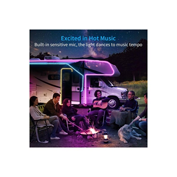 Govee H6110 RGB 10 M WiFi - BT Şerit Led