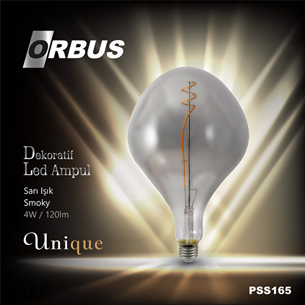 Orbus PSS165 4W 120LM Dekoratif Smoky Led Ampul