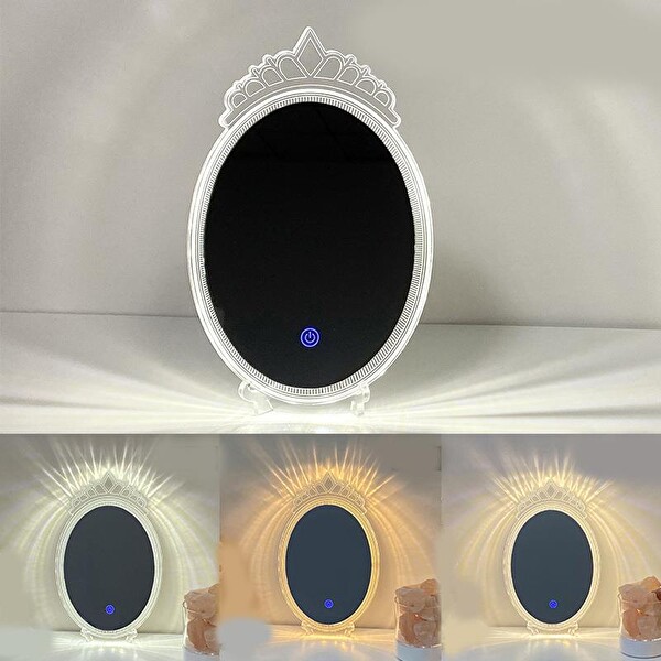 Torima LW-11 Dekoratif Kristal Elmas LED Masa Aynası