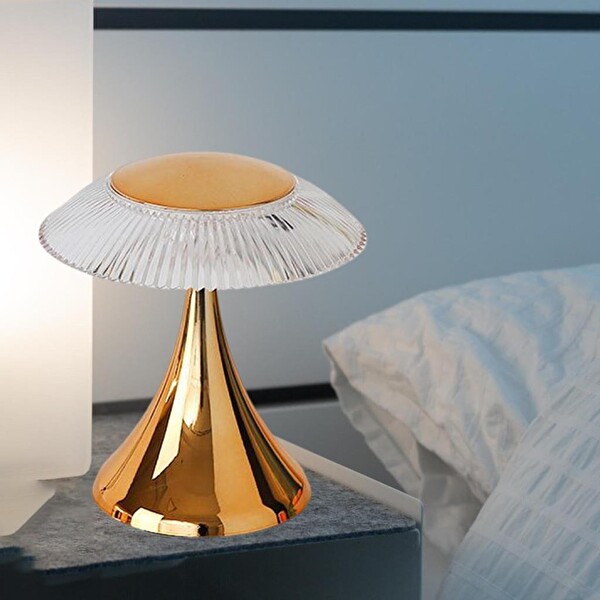 Torima LW-31 Kristal Elmas Gold LED Masa Lambası