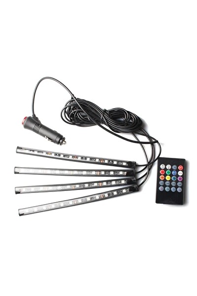 Mega Oto Market 12 Ledli Lamba Sese Duyarlı Ayak Altı Led