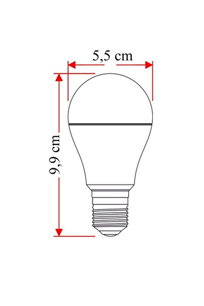 Osram 4.9W (40W) Mini Led Ampul 6500K Beyaz E27 10 Adet Avize Lambası