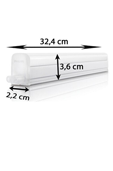 Philips 4W Anahtarlı Linea Led Bant Armatür 6500K Beyaz 32.4 CM