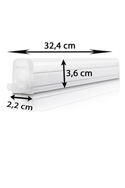 Philips 4W Anahtarlı Linea Led Bant Armatür 3000K Sarı 32.4 CM