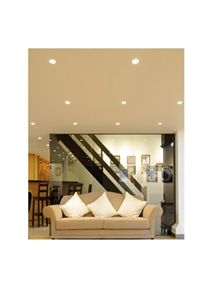 Philips Essential 5W Sıva Altı Gömme Led Spot Lamba Sarı 3000K(Armatür -Panel)(Delik:9 CM)