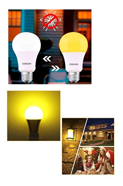 Osram LVCLA60 8W (60W) Sinek Kavucu Led Ampul Beyaz - 6500K