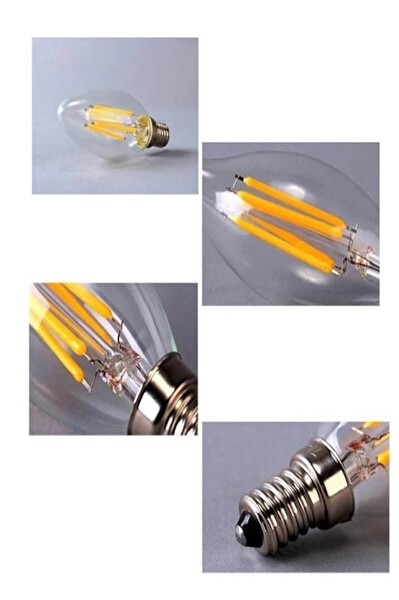 Osram Ledvalue 4W (40W) Led Rustik Mum Ampul Sarı 2700K - E14 Duy