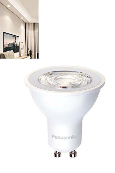 Panasonic 4W (50W) Led Spot Ampul Gün Işığı 4000K - GU10 Duy - Çanak Lamba - Avize Ampulu