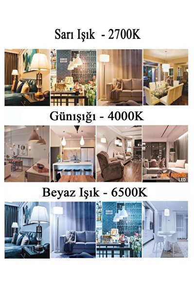 Panasonic 6.5 W (50W) Led Mum Ampul Sarı 2700K - E14 10 Adet Avize Lambası