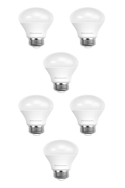 Panasonic 8.5W (63W) Led Ampul 6500K - Beyaz Işık Tasarruflu Lamba 6 Adet
