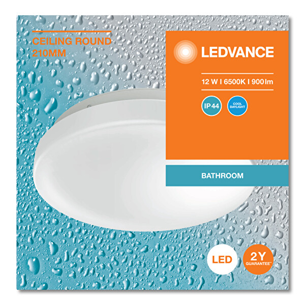 Ledvance 12W IP44 Beyaz Işık Led Plafonyer