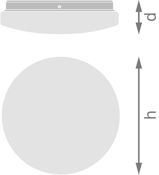 Ledvance 12W IP44 Beyaz Işık Led Plafonyer