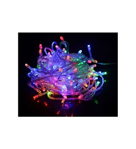 Tayfun RGB Renkli Dekoratif IP Led Işık 10 Metre 100 Ledli Animasyonlu