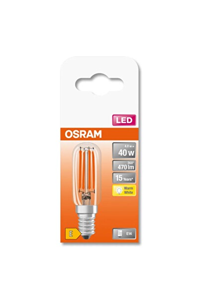 Osram Led Star 4.2W 2700K 470LM E14 Duy Beyaz Işık Buzdolabı Ampul