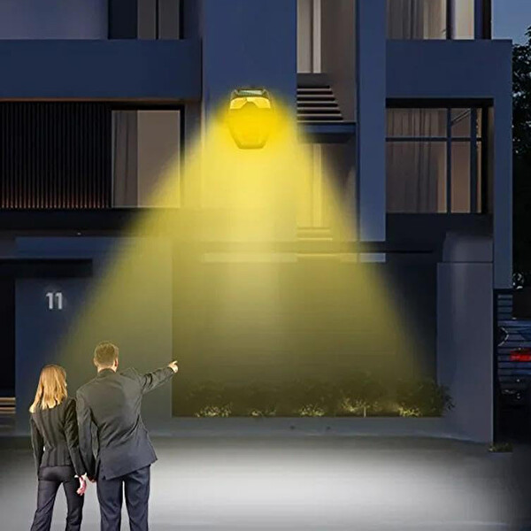 Greentech Güneş Enerjili - Yüz Görünümlü Led Aydınlatma / GT-SL19