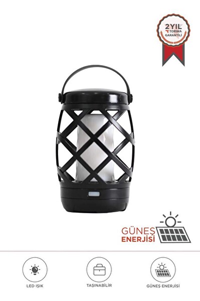 Torima LW-40 Nostaljik Retro Pilli Led Gece Lambası Siyah