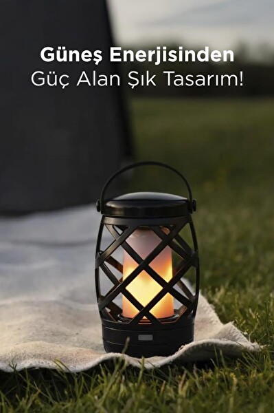 Torima LW-40 Nostaljik Retro Pilli Led Gece Lambası Siyah