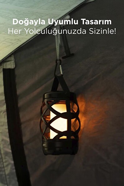 Torima LW-40 Nostaljik Retro Pilli Led Gece Lambası Siyah