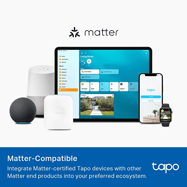 TP-Link Tapo L535E Matter Wi-Fi LED Akıllı Ampul