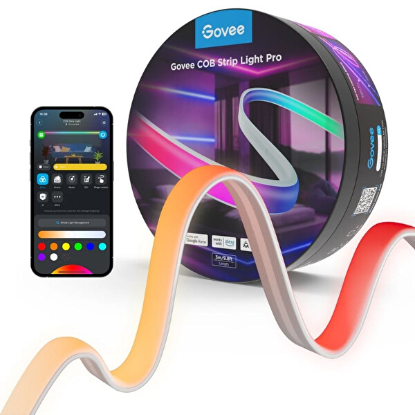 Govee Pro H61E5 COB 3 M LED Şerit Işık