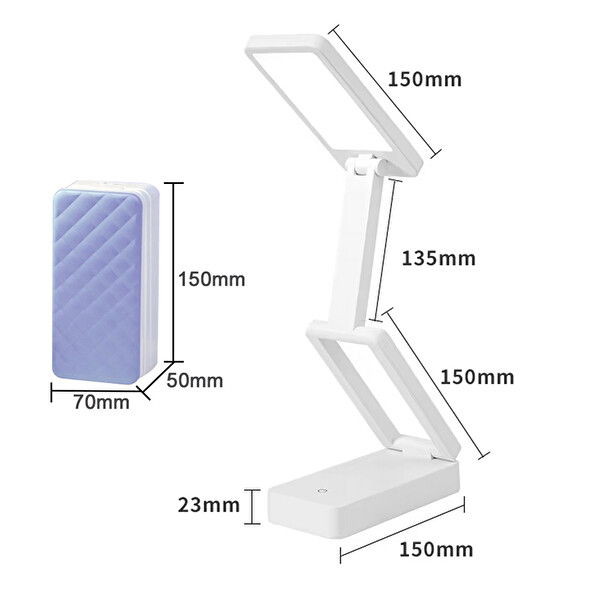 Greentech GT-CL11G Masaüstü Şarjlı Katlanabilir Portatif LED Aydınlatma