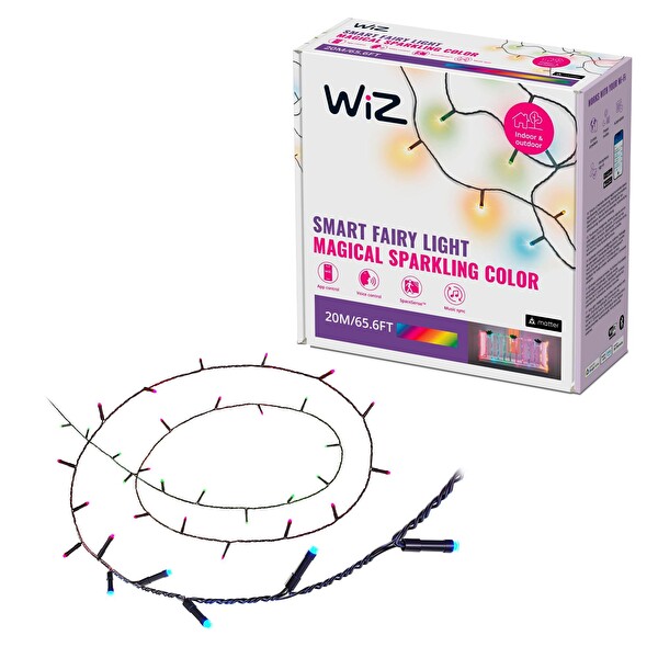 Wiz RGB Akıllı Yılbaşı Süsleme Işıkları 20 Metre
