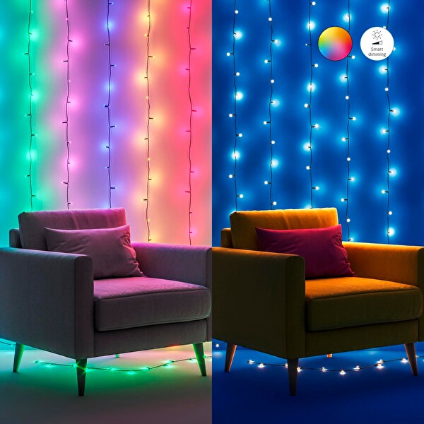 Wiz RGB Akıllı Yılbaşı Süsleme Işıkları 20 Metre