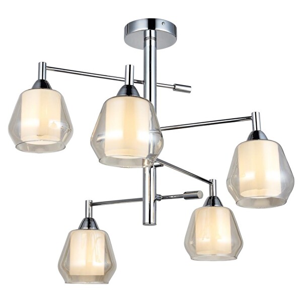 Lucea Palmela 5'li Krom Plafonyer 5xE27
