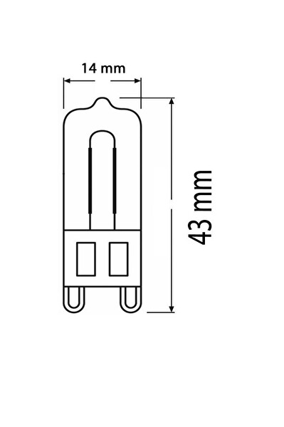 Osram 66740 40W Halopin Fırın Ampul G9 Duy 2700K 5 Adet