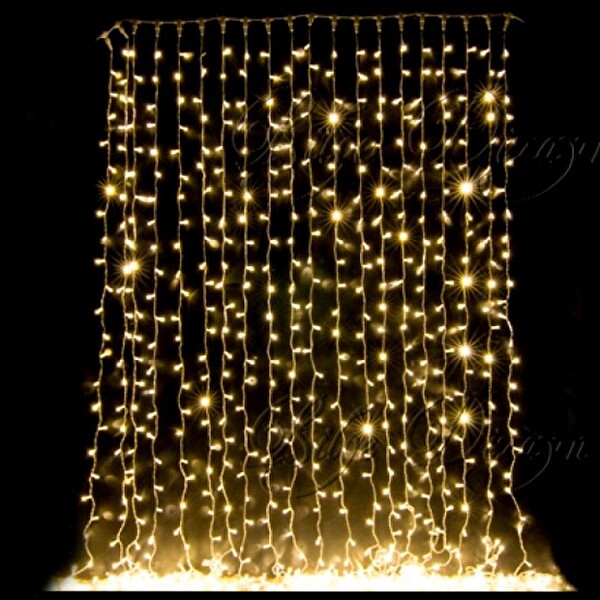 Evimdeyokyok MZ126 3 x 3 Sarı Perde Led