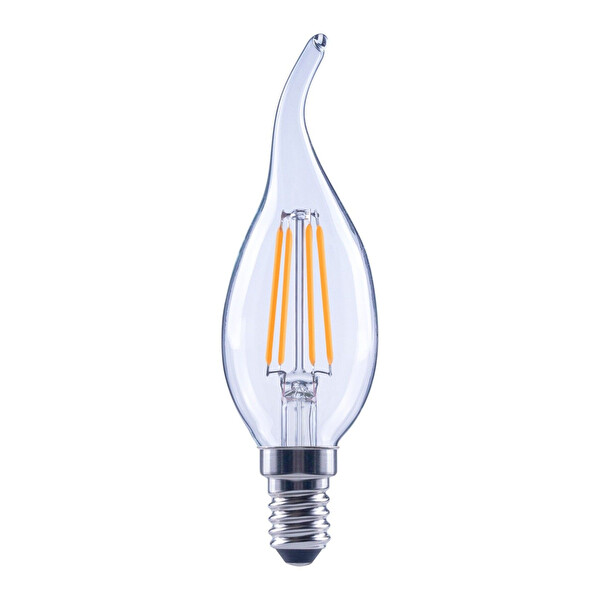 Osram Led Filament 4W 2700K E14 Duy Sarı Işık Ampul Dim Edilebilir Kıvrık Uç