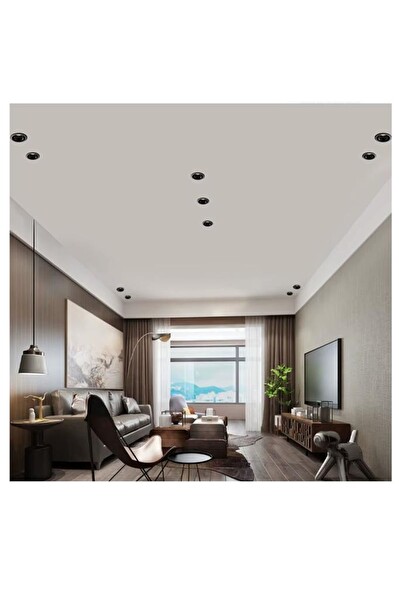 Şahnet 3W Siyah Kasa Slim Led Panel Günışığı - 4000K 2 Adet Gömme Spot Lamba