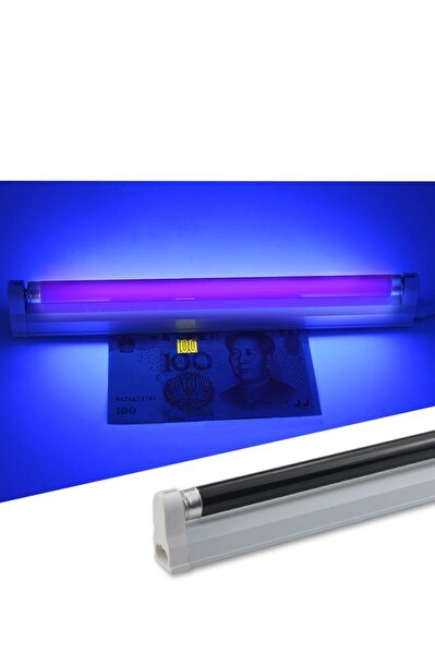 Şahnet 4W T5 BLB Floresan Ampul Mor Işık 13.6 CM Para Makinesi Lambası